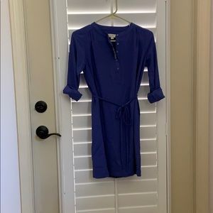 Loft Periwinkle Shirt Dress